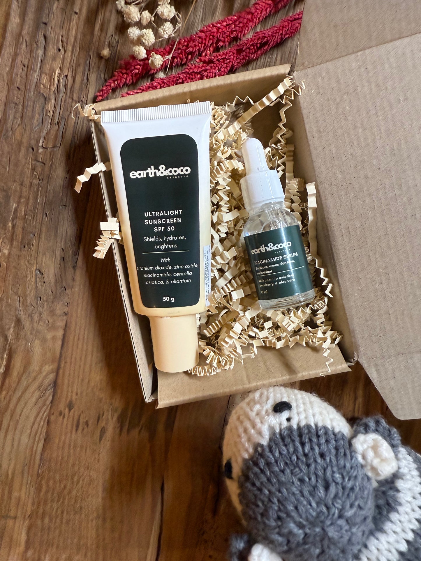 Daily Defense Glow Set – SPF 50 + Niacinamide 5% Serum