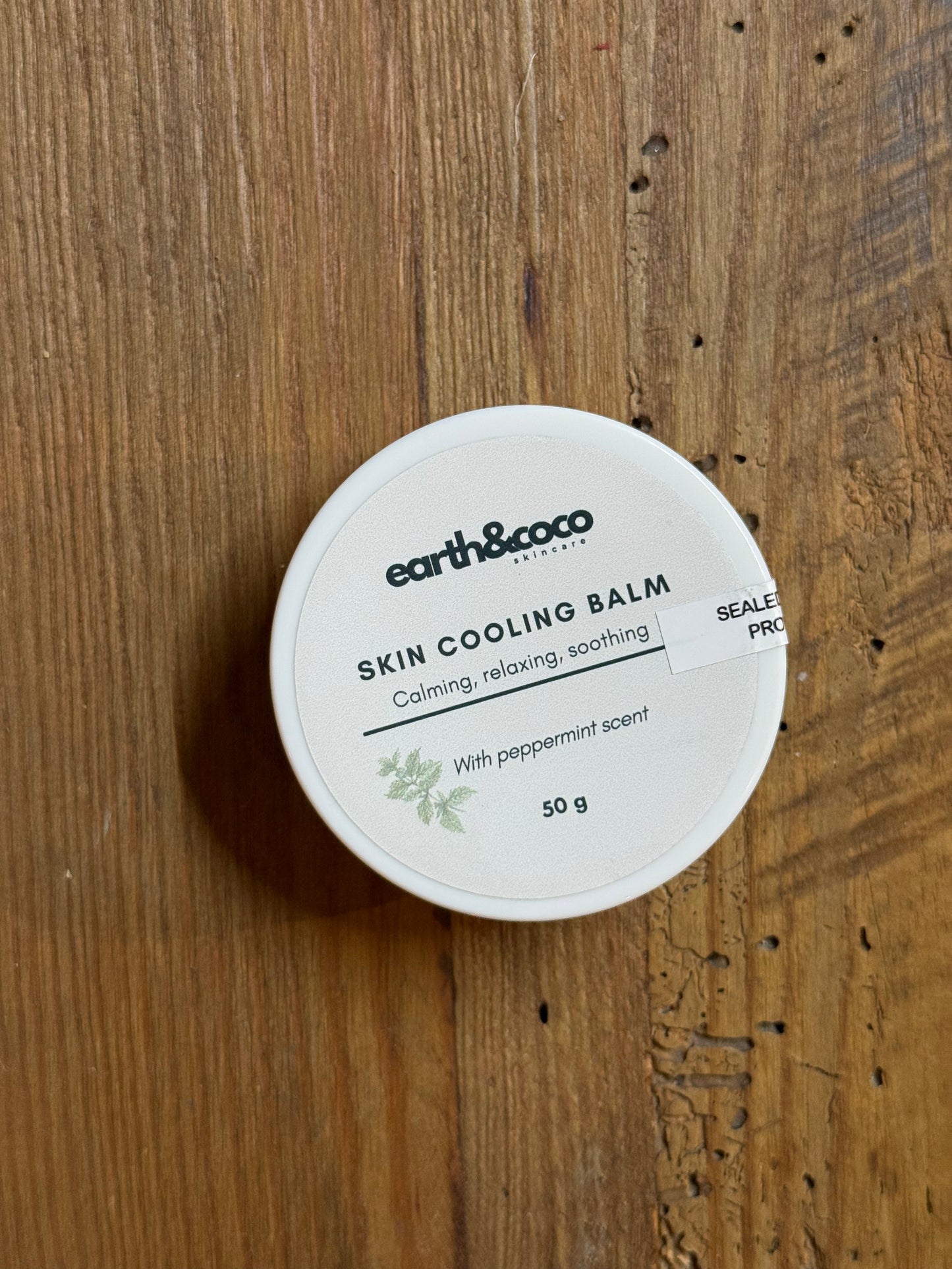 Skin Cooling Balm Peppermint — Long-lasting Relief from Muscle & Body Aches